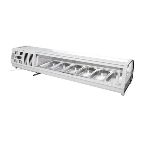 Polar G-Series Curved Glass Tapas Display Fridge CP728-A