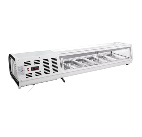 Polar G-Series Curved Glass Tapas Display Fridge CP728-A