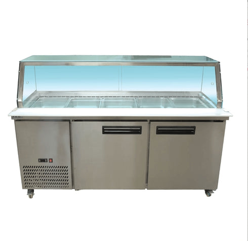 FED Cold Salad & Noodle Bar 5x1/1 GN Pans - PG180FA-YG
