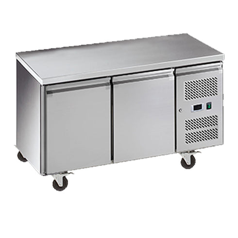 Exquisite Two Solid Doors Underbench Freezer 600mm deep - SSF260H