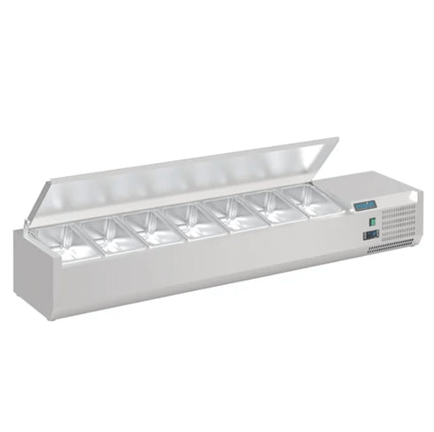Polar G-Series Countertop Prep Fridge with Lid 7x 1/4GN FA855-A