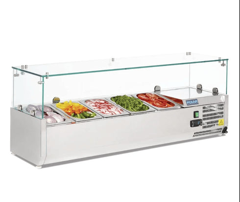 Polar G-Series Countertop Prep Fridge 5x 1/4GN G608-A