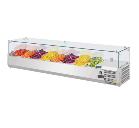 Polar G-Series Countertop Prep Fridge 8x 1/4GN G610-A