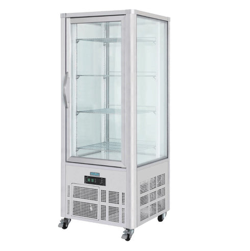 Polar G-Series Single Glass Door Patisserie Display Fridge 400Ltr GD881-A