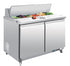 Polar U-Series 2 Door Prep Counter Fridge 405Ltr GD882-A
