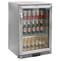 Polar G-Series Counter Back Bar Cooler with Single Hinged Door Stainless Steel 138Ltr GL007-A
