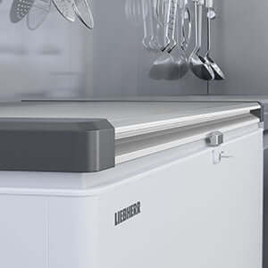 Liebherr Stainless Steel Flip Lid Chest Freezer 266L - EFL 3056