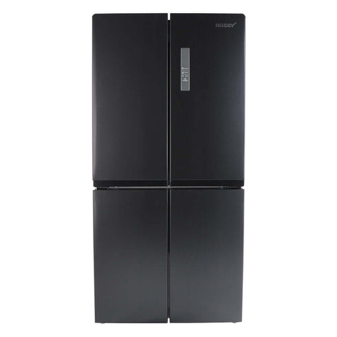 Husky French Door Fridge/Freezer In Black Stainless Steel 545L - HUS-545FDBIX