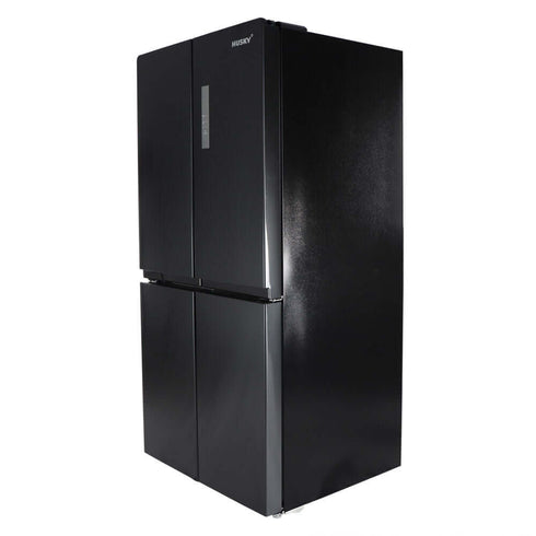 Husky French Door Fridge/Freezer In Black Stainless Steel 545L - HUS-545FDBIX
