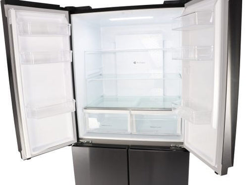 Husky French Door Fridge/Freezer In Black Stainless Steel 545L - HUS-545FDBIX