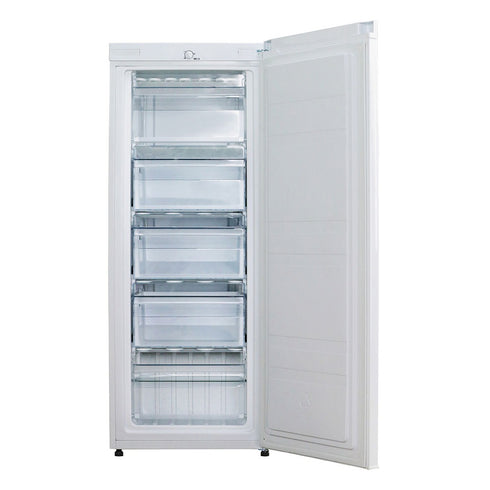 Husky 172L Solid Door Vertical Freezer in White - HUS-172VFWH.1