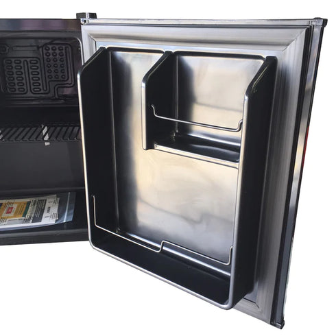 Husky 43L Solid Door Mini Bar Fridge in Black - CKK43-262-BK-AU.1