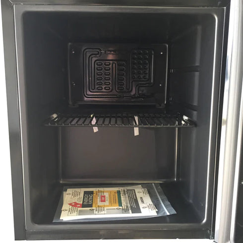 Husky 43L Solid Door Mini Bar Fridge in Black - CKK43-262-BK-AU.1