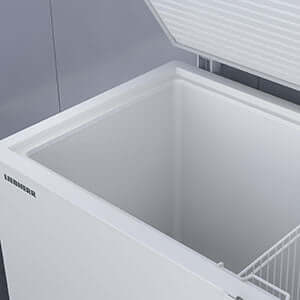 Liebherr Stainless Steel Flip Lid Chest Freezer 266L - EFL 3056