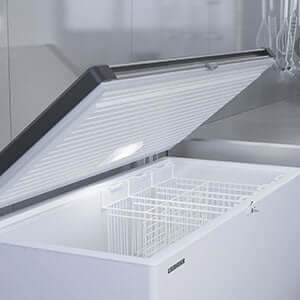 Liebherr Stainless Steel Flip Lid Chest Freezer 404L - EFL 4656