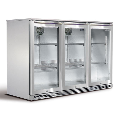Husky Outdoor 3 Glass Door Bar Fridge 307 Litre - ALF-C3-840
