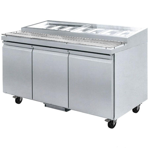 FED Three Door Pizza Prep Bench PWB200