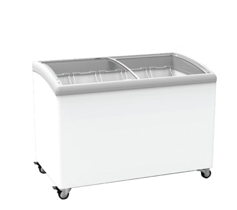 Exquisite Curved Glass Chest Freezer - SD400