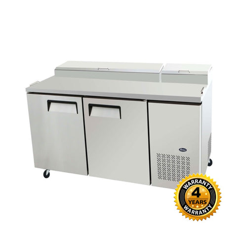Atosa 570 Litre 2 Door Salad/ Pizza Prep Bench Fridge - MPF8202