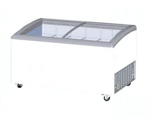 Exquisite Curved Glass Chest Freezer - SD511