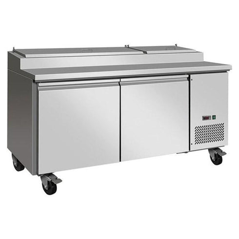 Thermaster Two Door Pizza Prep Bench - TPB1800