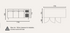 Exquisite Three Solid Doors Underbench Freezer 700mm deep - USF400H