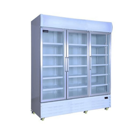 Crusader 3 Glass Door Premium Fridge (White) 1500Ltr - CCE1630