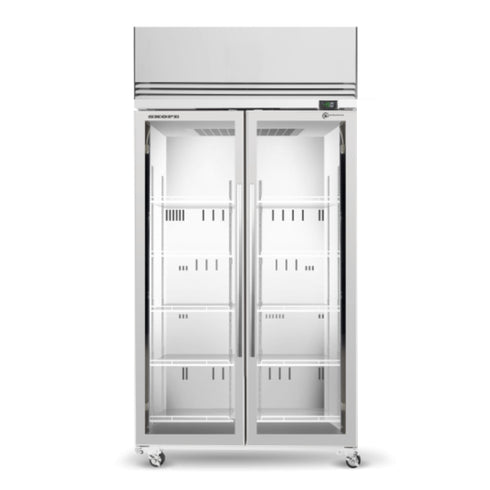 SKOPE 2 Glass Door Upright Display or Storage Freezer TMF1000N-A