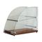 Exquisite Two Tiers Curved Ambient Cake Display – Elegant Walnut CD70-W