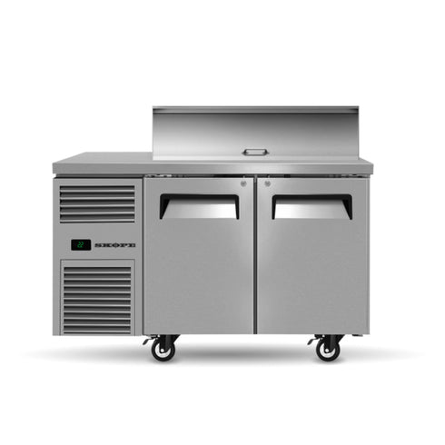 SKOPE ReFlex Double Solid Door GN Compatible Salad Preparation Fridge - RF7.PPS.2.SD