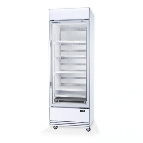 SKOPE BME ActiveCore Series Single Glass Door Display or Storage Fridge, Lit Sign - BME600N-AC
