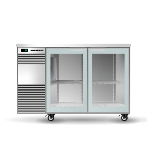 SKOPE BackBar 2 Glass Swing Door Fridge BB.2.GSW.T