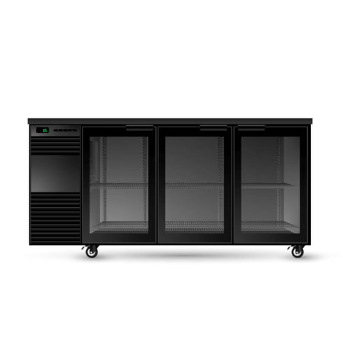 SKOPE Three Glass Swing Door Tropical BackBar BB.3.GSW.T