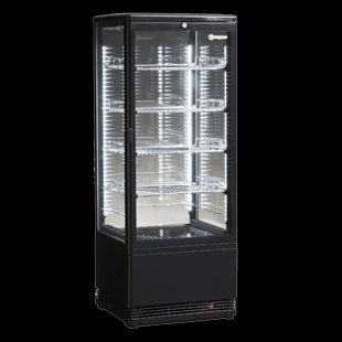 ICS PACIFIC Venice Tower Glass Display Refrigerator