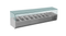 FED-X Flat Glass Salad Bench - XVRX1800/380