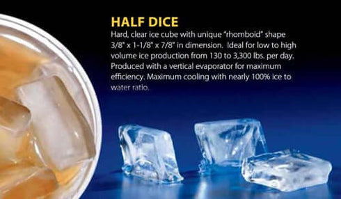 Manitowoc Ice Cube Machine Under Bench 79kg Production - U190