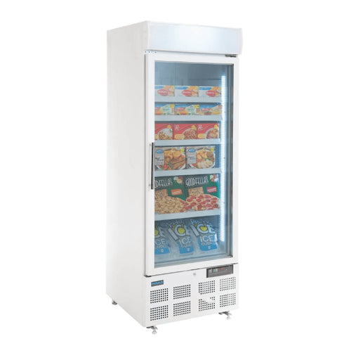 Polar G-Series Upright Single Door Display Freezer White 412Ltr GH506-A