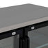 Two Door Commercial Glass Door Bar Fridge with Stainless Steel Counter - B215G