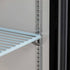 Two Door Commercial Glass Door Bar Fridge with Stainless Steel Counter - B215G