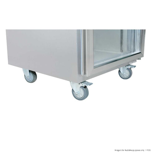 FED Single Door Upright Display Fridge - SUCG500