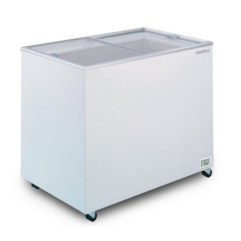 Bromic Flat Glass Top 296L Display Chest Freezer - CF0300FTFG