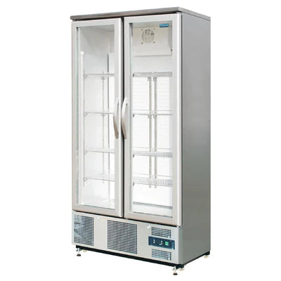 Polar G-Series 2 Door (Hinged) Upright Back Bar Cooler 490Ltr CK477-A