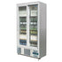 Polar G-Series Double Sliding Glass Door Upright Bar Fridge 490Ltr CK478-A