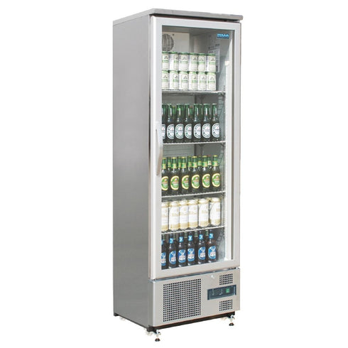 Polar G-Series Single Glass Door Upright Bar Fridge CK479-A