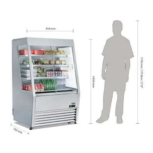 Polar G-Series Multideck Display Fridge 918mm CM287-A