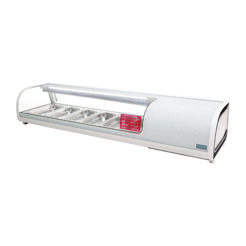 Polar G-Series Curved Glass Tapas Display Fridge CP728-A