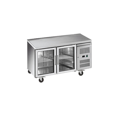 Exquisite Snack Size Under Bench Chiller Glass Doors - SSC260G