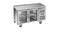 Exquisite Two Glass Door Underbench Fridge - USC260G