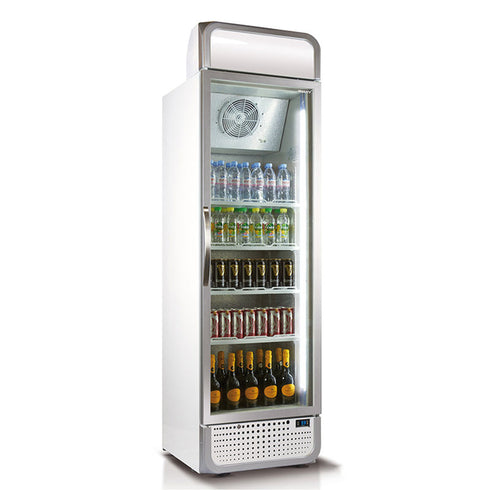 Husky 486L Vertical Glass Door Fridge (White) – C5PRO-H-WE-AU-HU