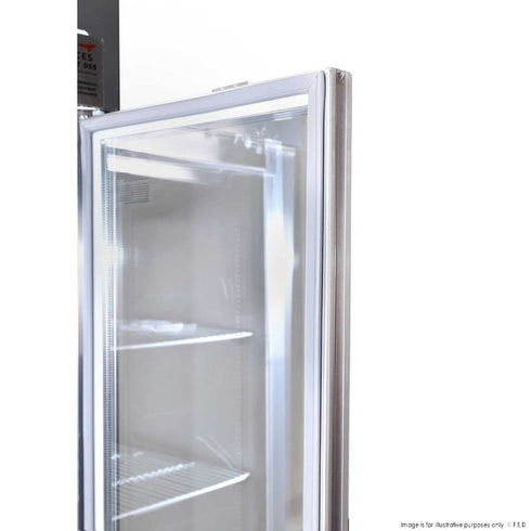 FED Single Door Upright Display Fridge - SUCG500
